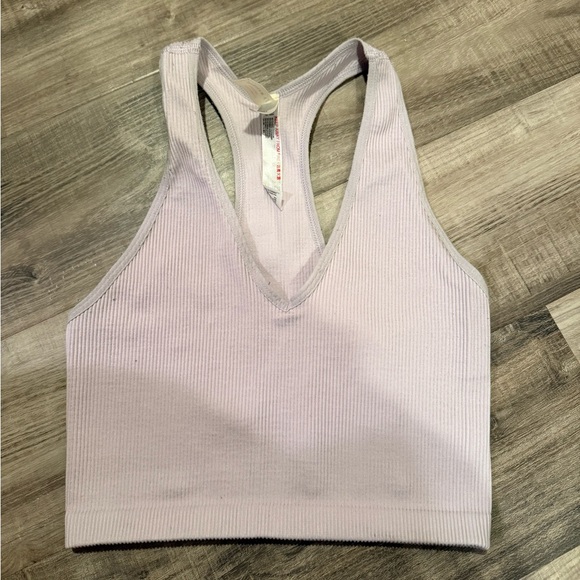FP Movement by Free People Tops - Free People Movement Light Purple Ribbed Tank